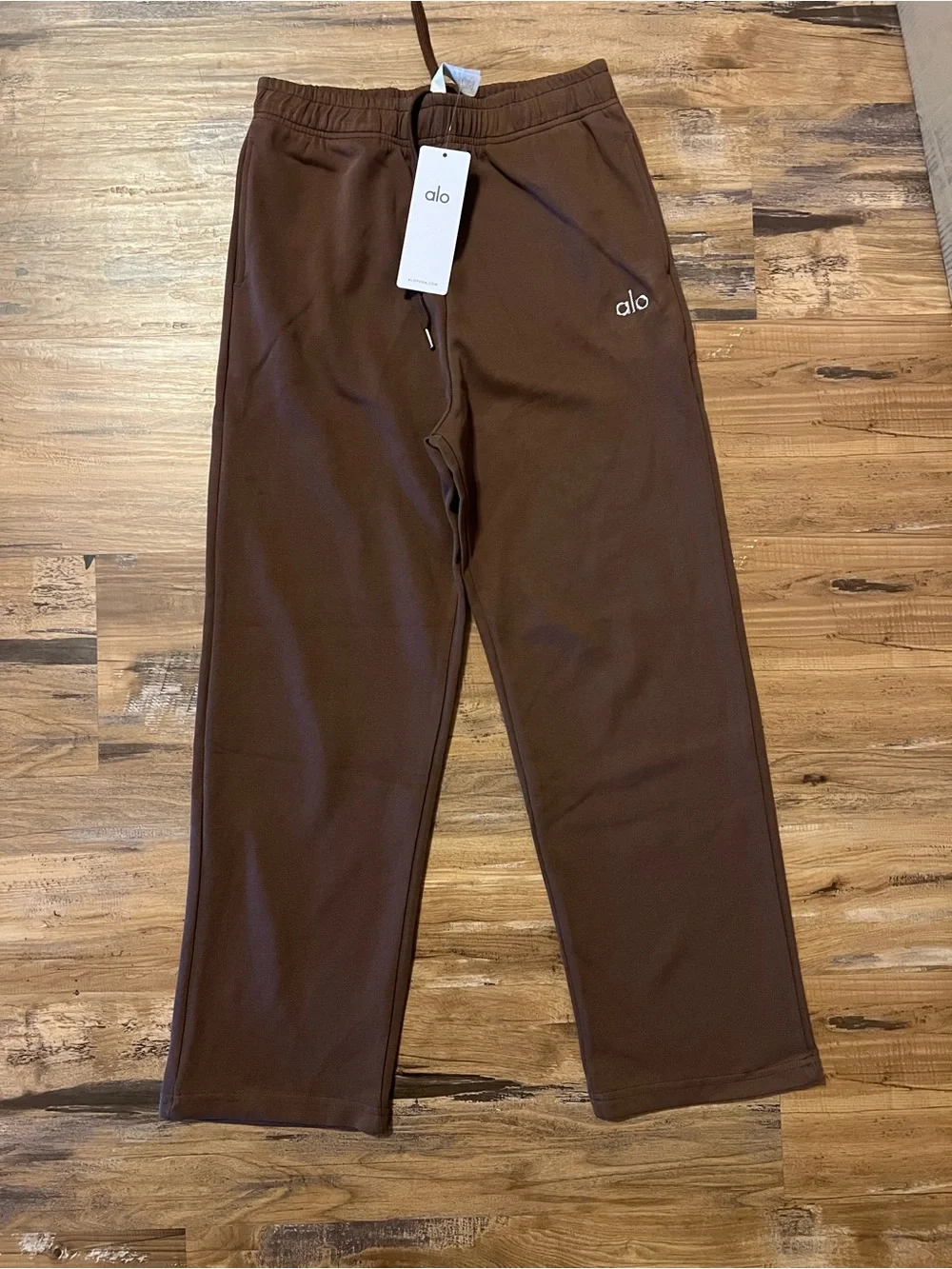 ALO Yoga women Brown Cozy Pull-On Sweatpants - Picture 1 of 2